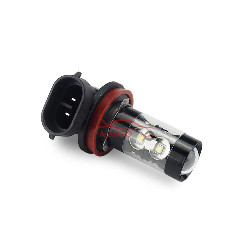 2 шт. высокое Мощность H11 H8 H10 H16 5202 PS X 24W P13 светодиодный лампы 12V 50W глаза ангела ультра яркий белый проектор Противотуманные фары дневные фары лампы светильник