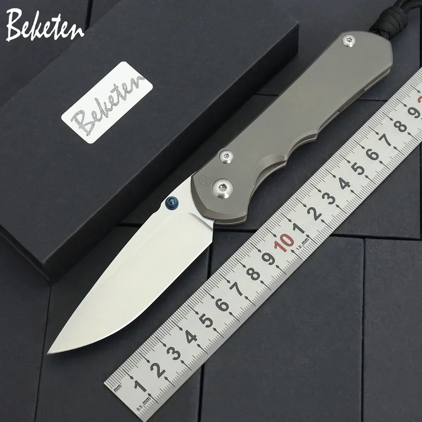 BEKETEN OEM CR серии Sebenza 25 Флиппер складной нож Высокое качество D2 лезвие Титан ручка