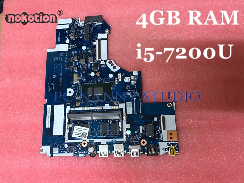 NOKOTION DG421 DG521 DG721 NM B241 материнская плата для Lenovo IdeaPad 320 14IKB Intel Core i5 7200U DDR4 4 Гб RAM