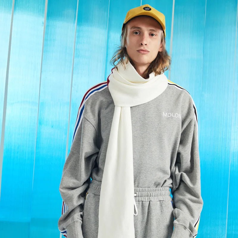 Рукав красочные полосатые эластичные манжеты мужские толстовки моды хип хоп