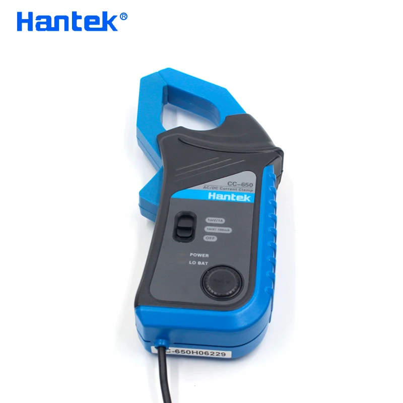 Hantek официальный CC-650 мультиметр AC/DC Зажим тока Электрический измеритель-преобразователь с разъемом типа BNC для осциллографа