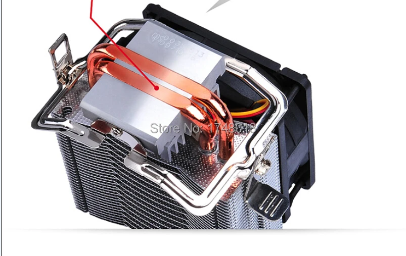 2 тепловых трубки, боковая выдувная башня, для Intel 775/1155/1156, для AMD754/939/AM2+/AM3/FM1/FM2, кулер для процессора, PcCooler S80