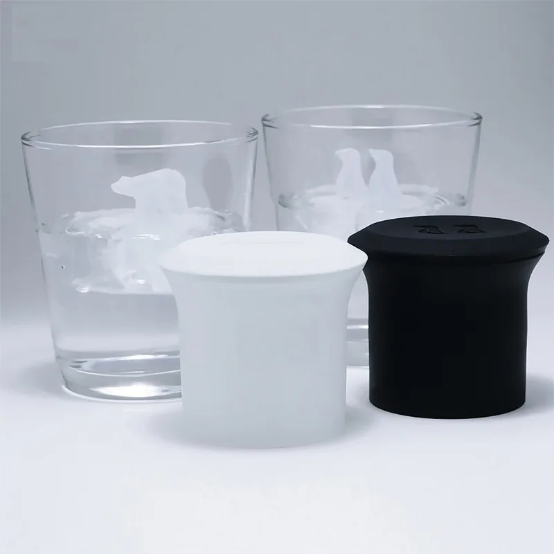 2 шт. полярный медведь Пингвин из силикона вечерние новинка желе Choc высокое