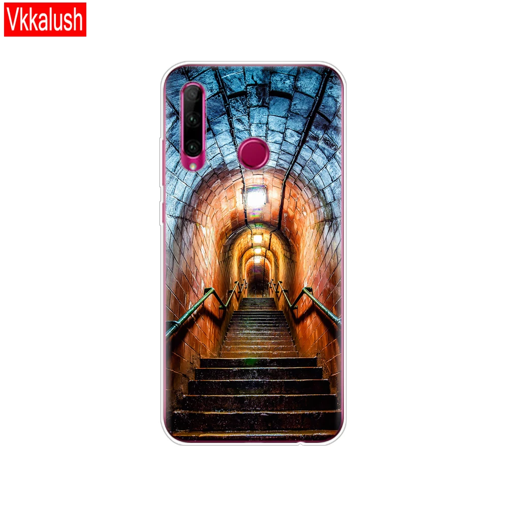 80108 Чехол для мобильного телефона Honor 10i HRY-LX1T чехол Силиконовый ТПУ чехол для телефона для huawei Honor 10i Honor10i 10 I 6,21 дюймов - Цвет: 80108