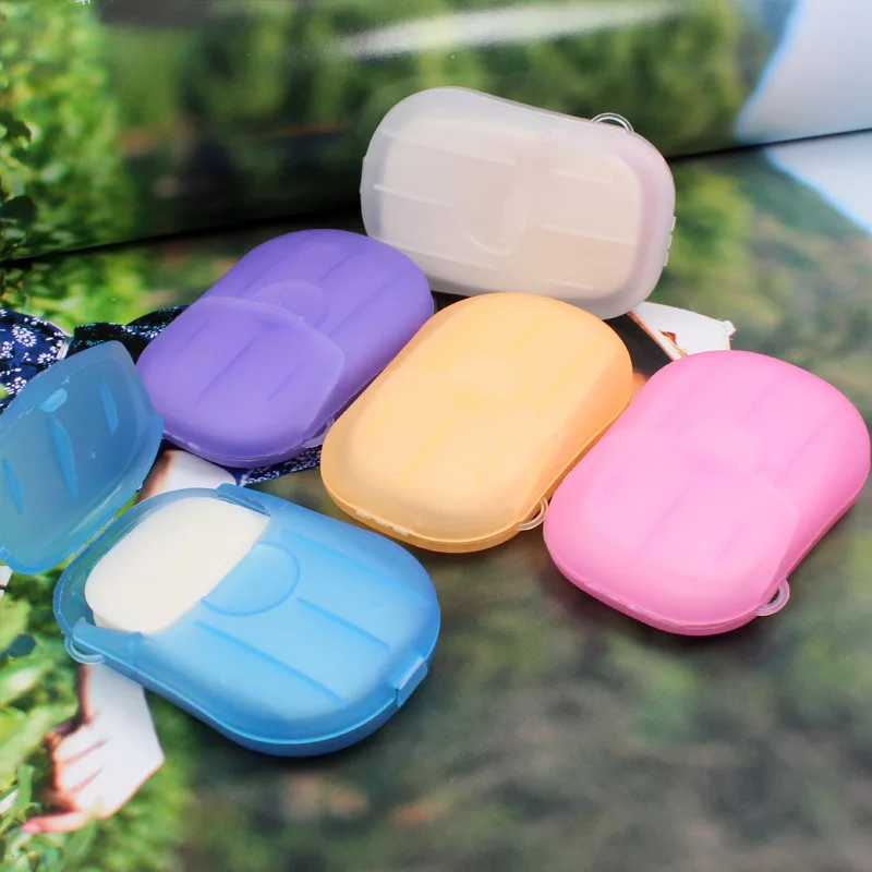 Портативные чистящие мыльные листы бриллианты с 20 шт./кор. одноразовые для мытья