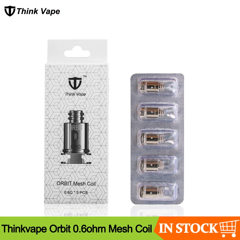 5Pcs/pack Thinkvape Orbit Mesh Coil 0.6ohm Regular coil 1.2ohm E Cigarette Replacement For Kit |
