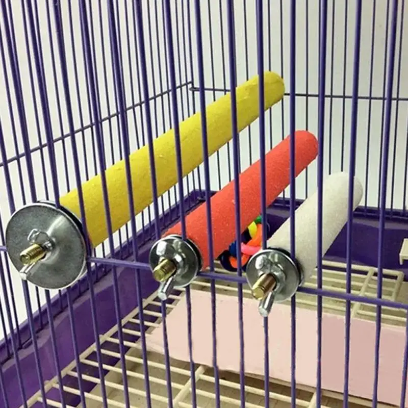 Портативный когти посадочным полка для птиц попугаи Домашние животные игрушки