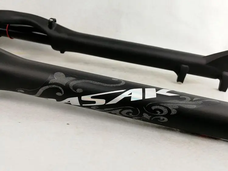 MTB Moutain 26inch Bike Fork Fat bicycle Fork Air Gas line Locking Suspension Forks Magnesium Aluminium Alloy 26"4.0"Tire 135mm