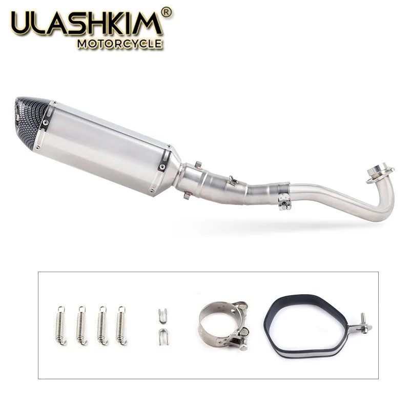 same photo Motorcycle Full System Exhaust Muffler Escape Middle Link Pipe Slip On For yamaha XMAX300 XMAX250 XMAX400 - Цвет: same photo