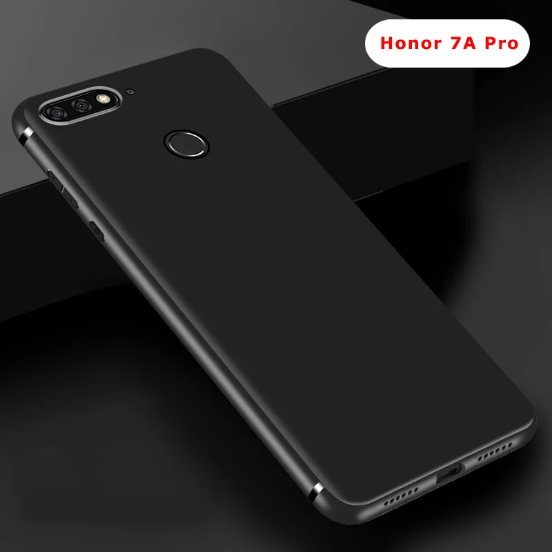 штейн матовый ультра тонкий Тонкий силиконовый чехол Huawei Honor 7a pro чехлы мягкий