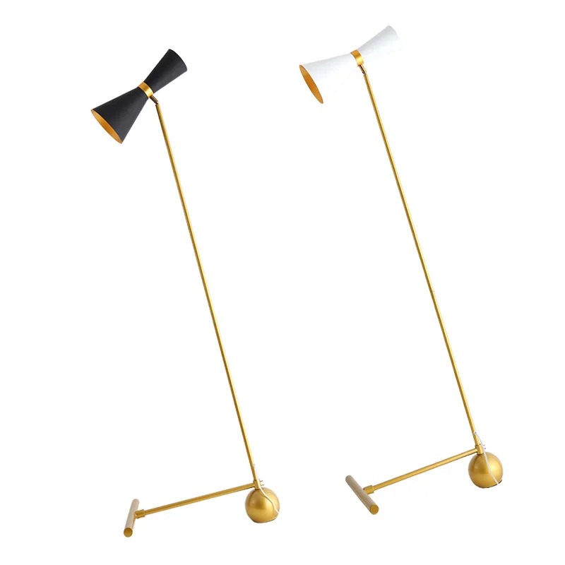 

Блеск росписью золотом E27 СВЕТОДИОДНЫЙ торшер 1 светильник Динамик напольный светильник Nordic минимализм Гостиная торшер со стразами и метал...