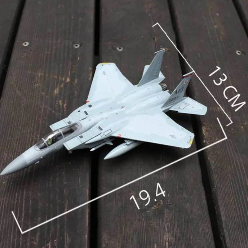 1/100 шкала Американский ВМС США армия ВВС истребитель атака военный самолет модель самолета игрушка F-15 для демонстрации коллекции