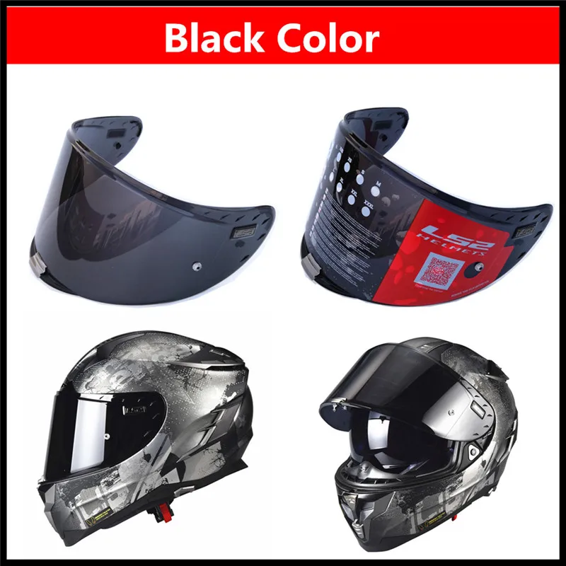 LS2 FF327 Challenger Helmet Visor Anti-fog Pinlock Pin Ready Motorcycle Helmet Replacement Face Shield LS2 FF327 Helmet Visor