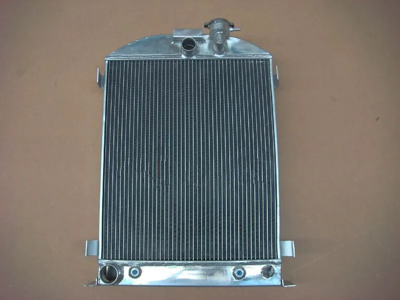 64mm 3 core Alloy Aluminum Radiator &amp fan for 1932 Ford Chopped engine 32 AT/MT | Автомобили и мотоциклы