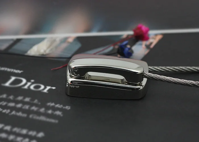 Креативный брелок для ключей модели телефона Классический Новый полированный