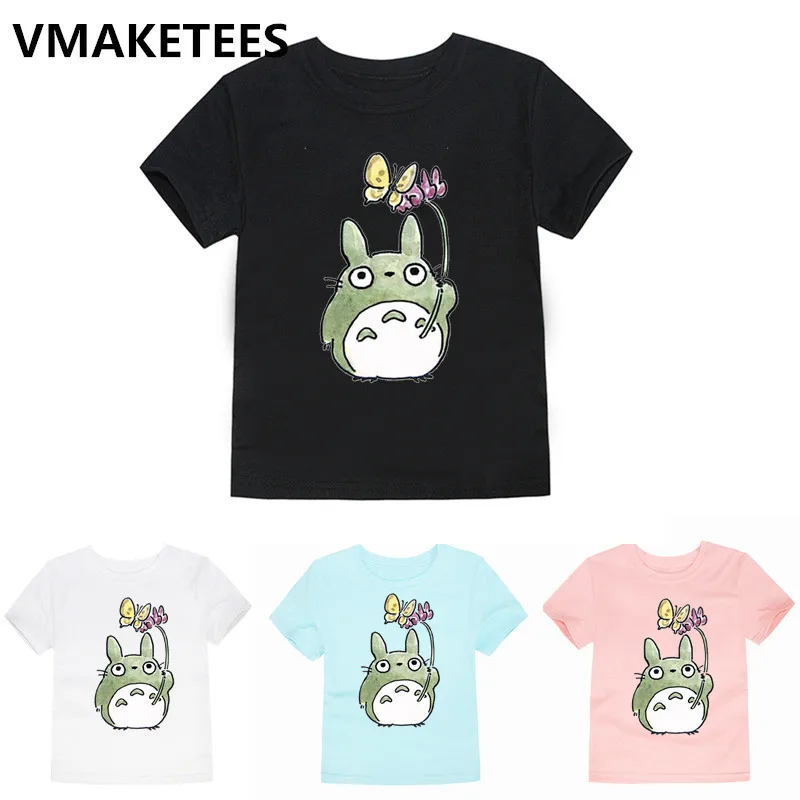 Детская летняя футболка детская с принтом Мой сосед Тоторо изображением аниме