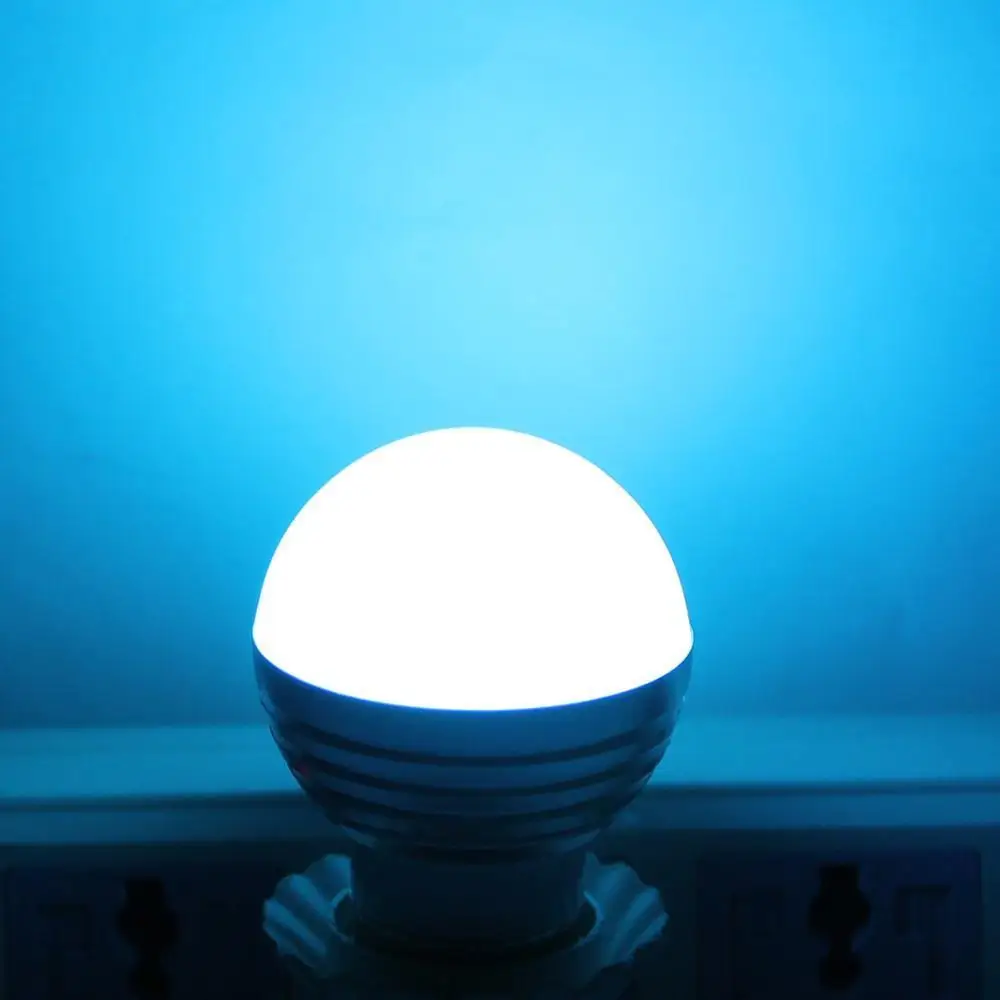 Диммируемая RGB лампа E27 Magic светодиодный светильник 24key ИК пульт дистанционного