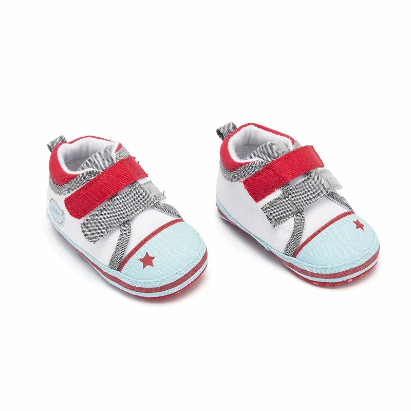 Для маленьких девочек обувь для мальчиков тканевые ботиночки малышей Мягкая