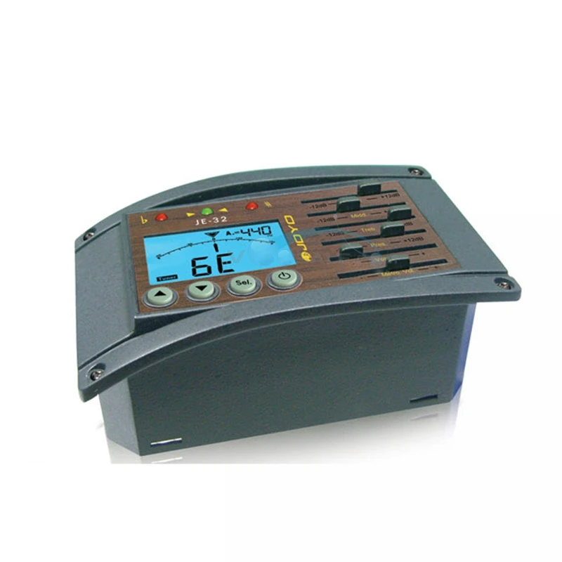 Equalizers JE-32 4 полосный эквалайзер с тюнером и метроном JOYO 410-450 Гц использование для