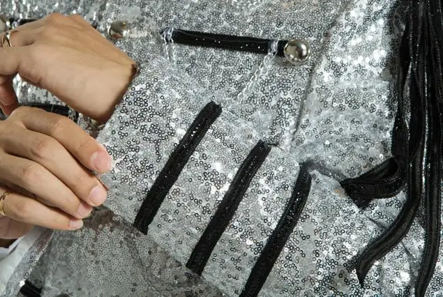 Мужской винтажный Блейзер с блестками европейский стиль | Мужская одежда