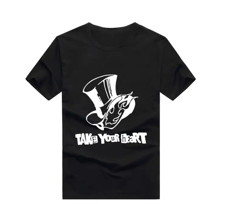 Футболка для косплея Persona 5 из аниме риудзи Сакамото летняя хлопковая футболка
