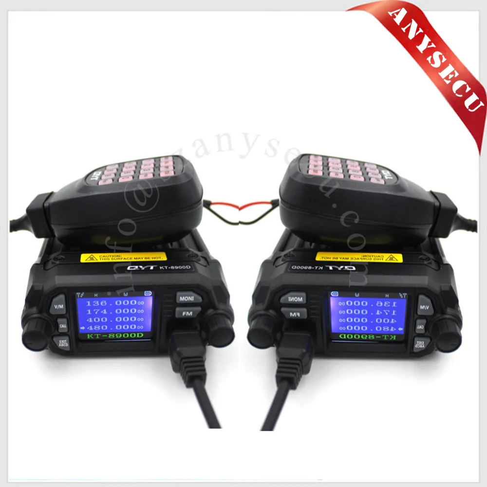 2 шт Новый продукт! Мини Автомобильная рация qyt KT 8900D 136 174/400 480 МГц двухдиапазонный