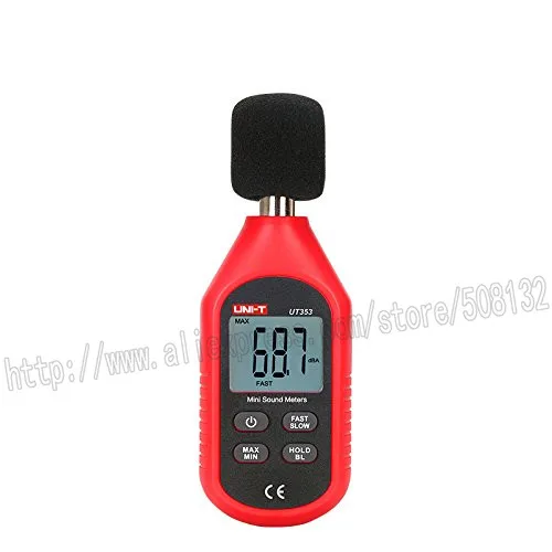 UNI-T UT353 цифровой Шум измеритель уровня звука Шум децибел Тестер