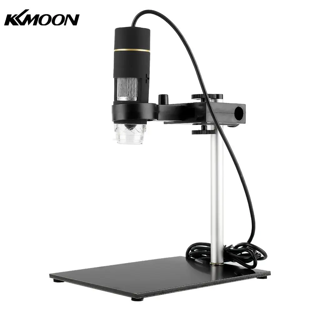 KKmoon 0.3MP 1000X 8LED USB цифровой микроскоп Эндоскоп зум видео лупа+ подставка цифровой микроскоп