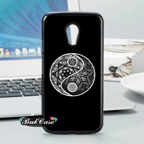 Инь ян Zentangle китайской традиционной тайцзи искусства чехол для HTC One M9 M8 M7 xs LG G4 G3 L90