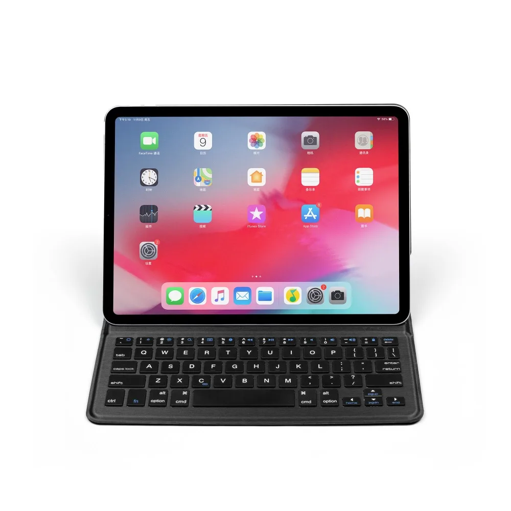 Беспроводной Bluetooth клавиатура кожаный чехол для iPad Pro 11 дюймов планшет клавиатуры чехол s Обложка