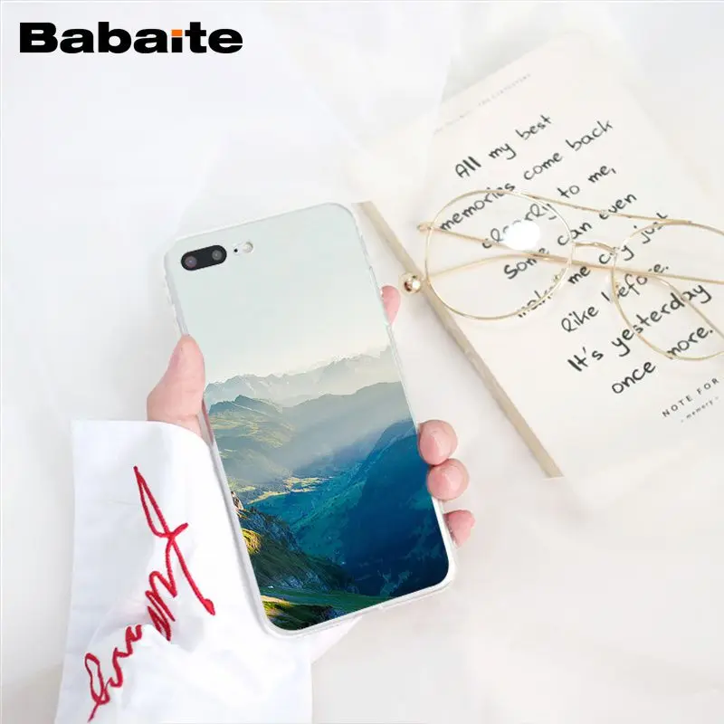 A6 Babaite зимний Снежный горный Sceneary чехол для телефона для iphone 11 Pro 11Pro Max 8 7 6 6S Plus X XS MAX 5 5S SE XR - Цвет: A6