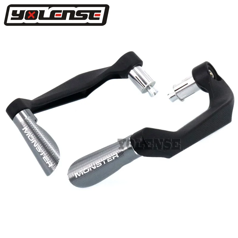 Titanium Для поездок на мотоцикле DUCATI Monster 821 695 696 797 1200 1200S 1100 1100S 7/" 22 мм ручки защитный кожух сцепные рычаги гвардии протектор - Цвет: Titanium