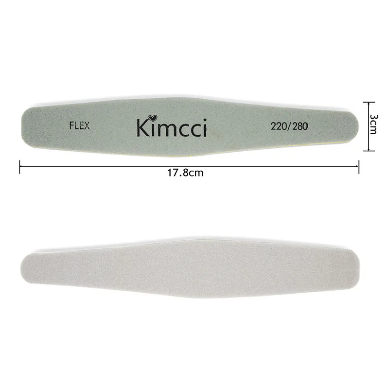 Лучшие продажи 10 шт. Kimcci хорошего качества маникюрная пилочка для ногтей набор инструментов мягкая пилка край 220/280 маникюрные принадлежности для маникюрного салона