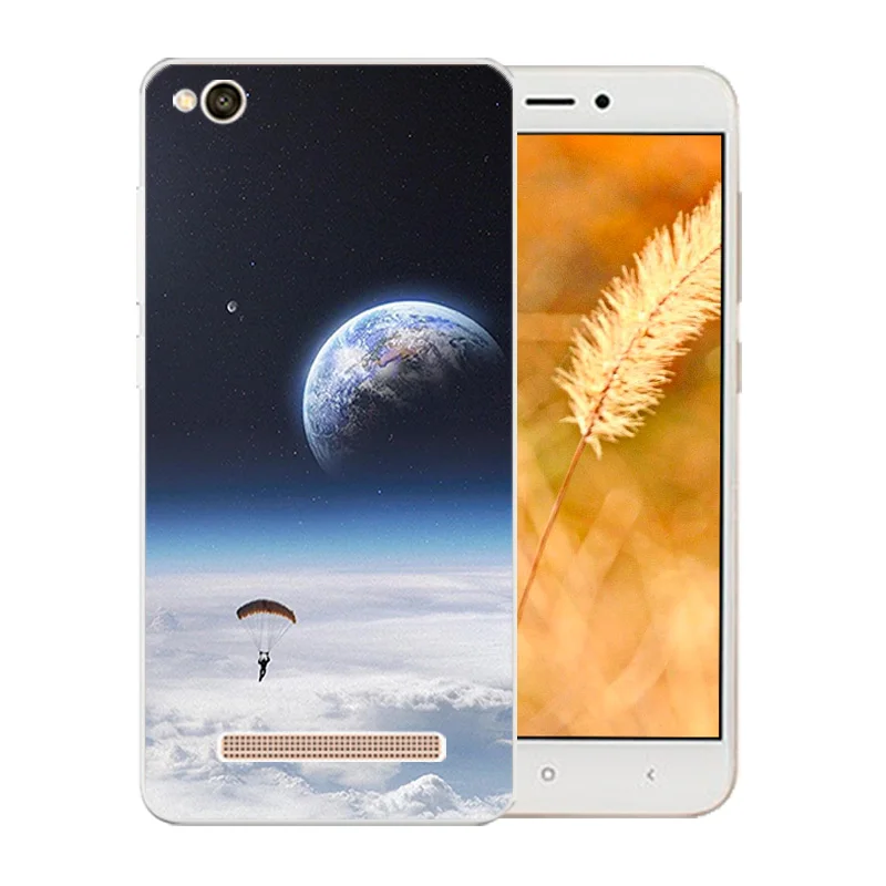 5 0 дюйма для Xiaomi Redmi 4A 4 A чехол телефона с рисунком космический мир задняя крышка