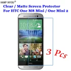 Новинка, прозрачнаяАнтибликовая матовая защитная пленка для переднего экрана HD 3 шт.лот, Защитная пленка для HTC One M8 Mini One Mini 2 4,5 дюйма