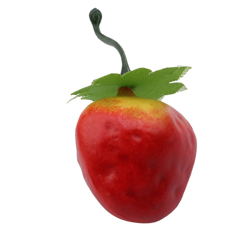 20 шт./упак. пены моделирование фрукты Apple оранжевый лимон, клубника искусственная модель реквизит дом вечерние Декор детские игрушки