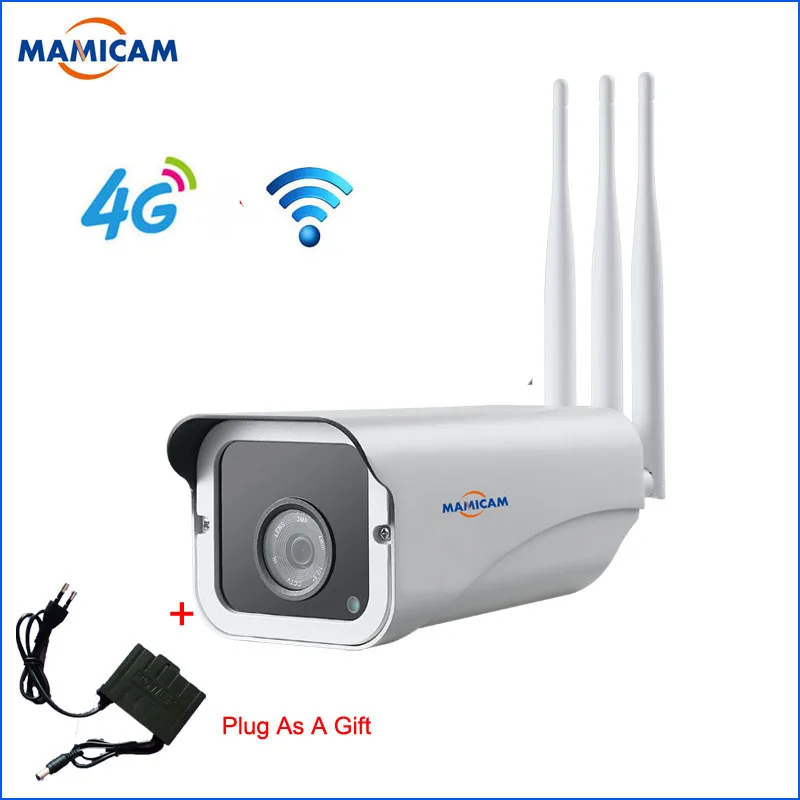 Наружная 3g 4G SIM Камера 1080P беспроводная wifi IP цилиндрическая камера s CCTV, монитор безопасности, запись видео