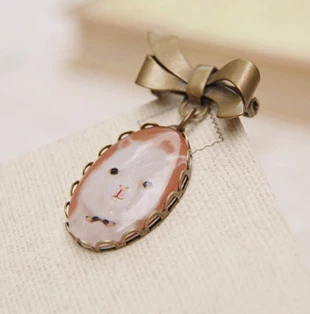 Милый кролик Зайка брошь с альпакой Шпильки Модные броши в форме животных лучшие