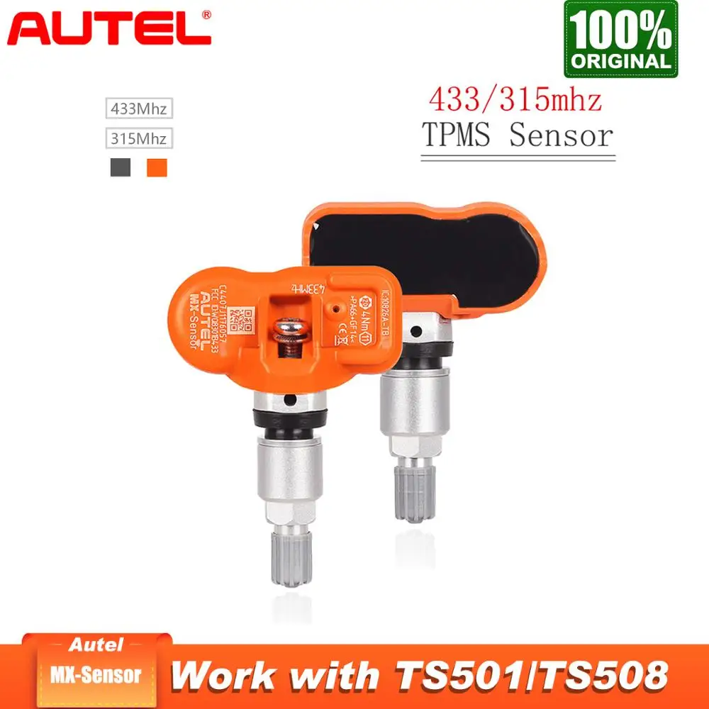 Autel TPMS Универсальный датчик MX-Sensor 433 МГц/315 МГц программируемый TS501 TS508