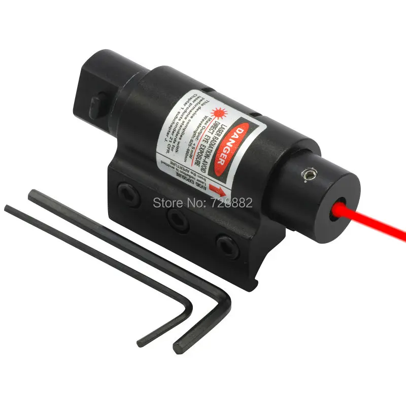 Тактический мини лазерный прицел в красный горошек с Вивера Пикатинни 20 мм