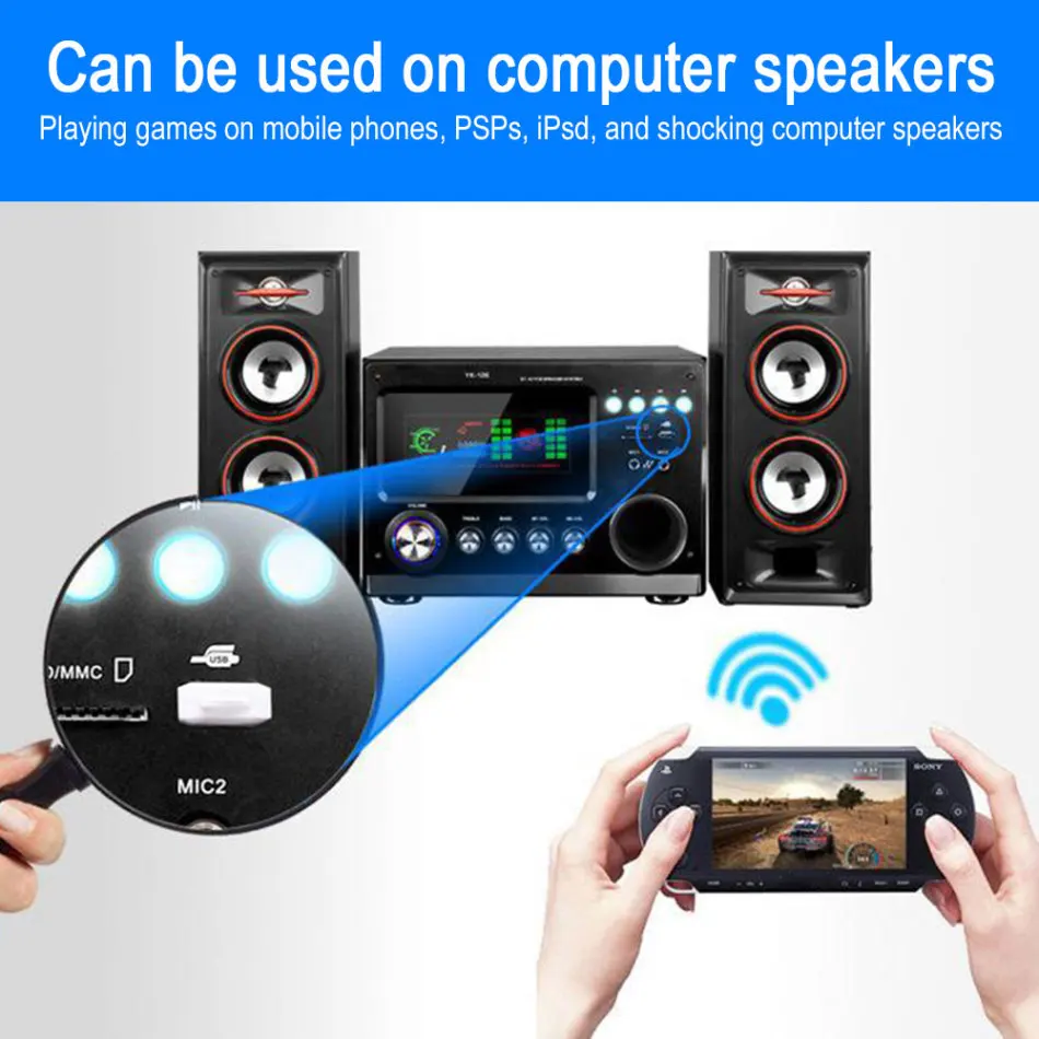 5 В USB Bluetooth аудио приемник автомобильный Bluetooth стерео аудио Музыка беспроводной приемник адаптер передатчик автомобильный домашний динамик 2 в 1
