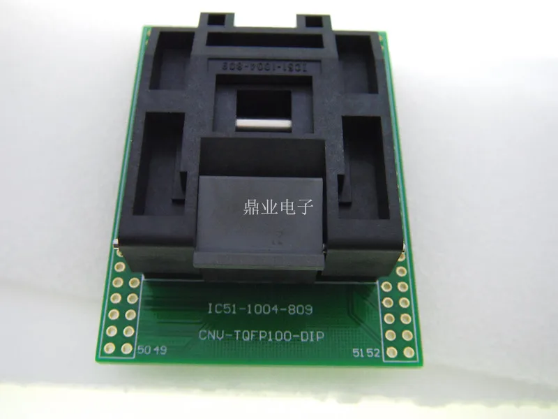 Оригинальное тестовое сиденье YAMAICHI IC QFP100 LQFP100 программатор для сжигания LQFP100/DIP100