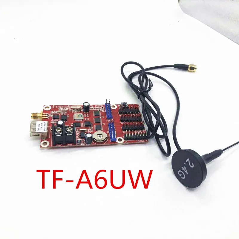 TF-A6UW USB и Wi-Fi светодиодный дисплей экран контроллер P10 P16 P20 F3.0 F3.75 F5.0 P6 одного цвета