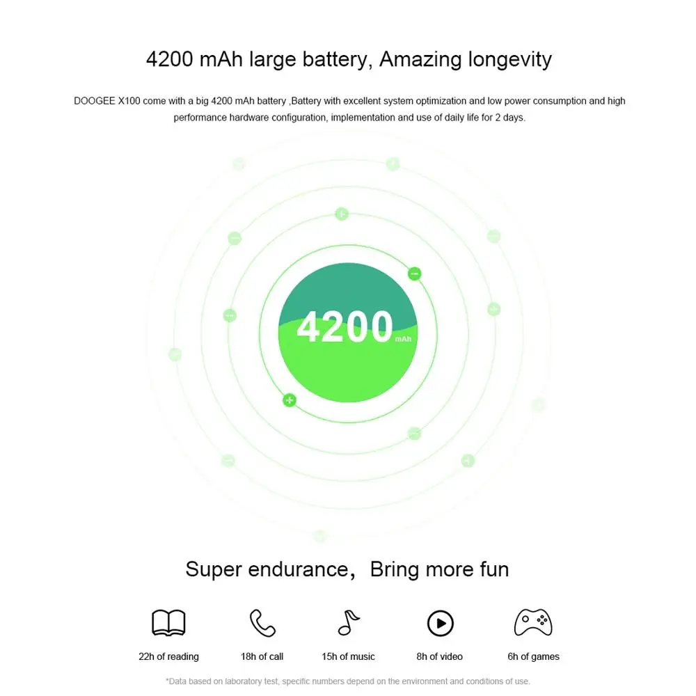 Doogee X100 Android 8 1 мобильный телефон 4200 мАч экран 0 5 дюйма четырехъядерный смартфон Гб ОЗУ ПЗУ 5.0MP двойная SIM 3g WCDMA