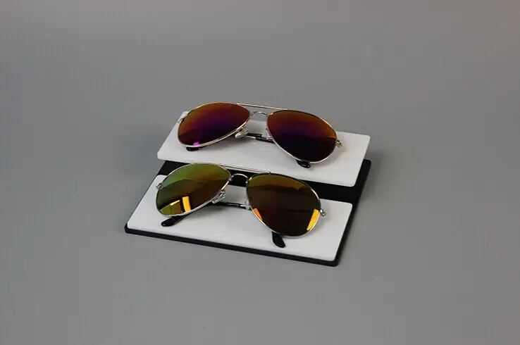 2 пары акриловых солнцезащитных очков стенд держатель Столешница стойка дисплей