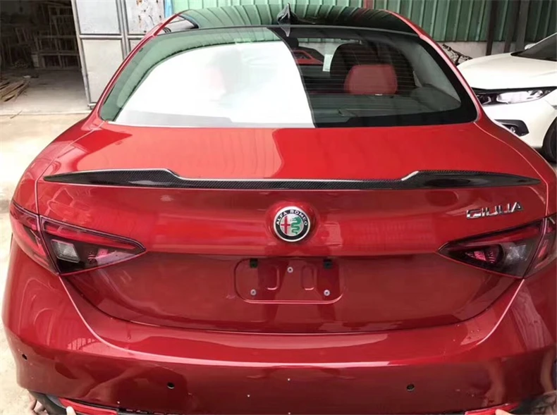 Спойлер из углеродного волокна для Alfa Romeo Giulia 2016 2017 2018 2019 высококачественные