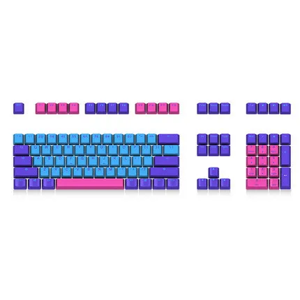 108 шт./упак. Akko X уточка PBT два Цвет клавишный колпачок механическая клавиатура