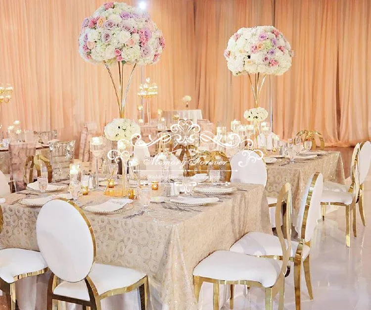 

High Quality Latest Tall Center Pieces Wedding Table Centerpieces Decoration Flower Stand Decorative Vases for Marriage
