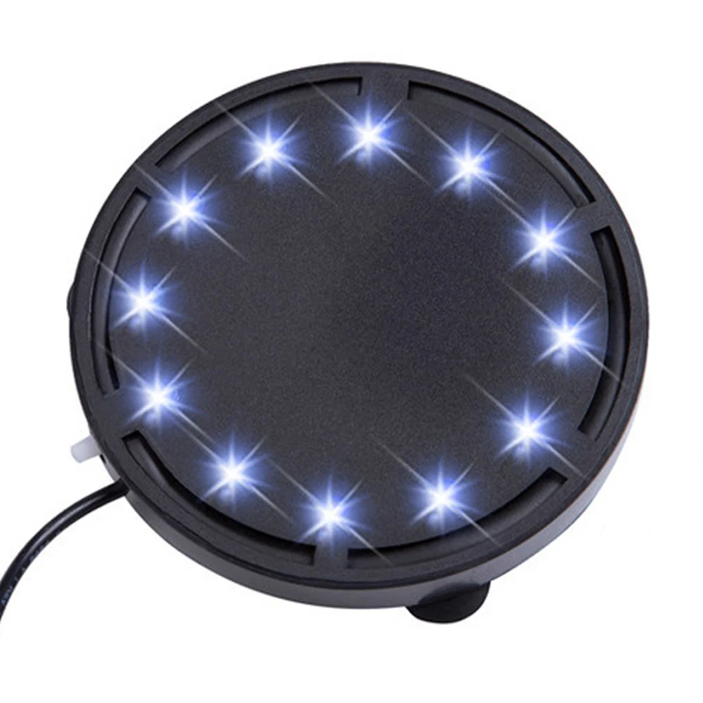 Underwater Submersible Round LED Air Bubble Light Aquarium Fish Tank Decor Lamp New | Дом и сад