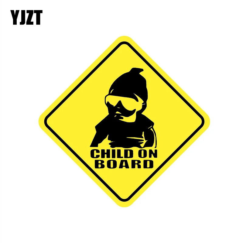 YJZT 15.7CM*15.7CM Warning CHILD ON BOARD Decal Cute Boy Car Sticker PVC 12-40100 | Автомобили и мотоциклы